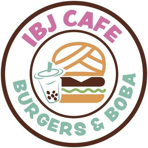 IBJ Cafe Burgers & Boba logo